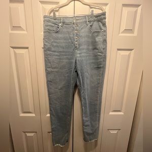LOFT high waist curvy skinny jeans